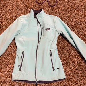 Mint Green North Face Jacket